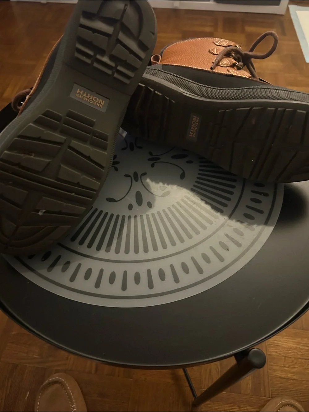 Skechers Brown and Gray Fleece-Lined Boots